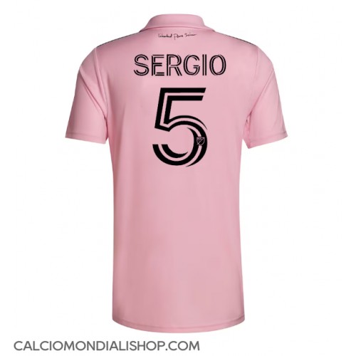 Maglie da calcio Inter Miami Sergio Busquets #5 Prima Maglia 2023-24 Manica Corta
